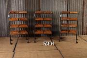 Industrial- vintage-  antigue pine- decorations style in metal / stone, european 1960