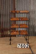 Industrial- vintage-  antigue pine- decorations style in metal / stone, european 1960