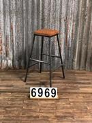 Industrial- vintage-  antigue pine- decorations style Industrial Chair in Leather, european 1960