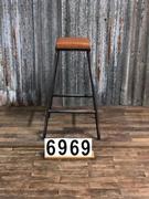 Industrial- vintage-  antigue pine- decorations style Industrial Chair in Leather, european 1960
