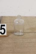 Industrial- vintage-  antigue pine- decorations style Industrial vintage bottle in glass, european 1960