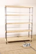 Industrial- vintage-  antigue pine- decorations style Industrial vintage rack in metal / wood, european 1960