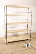 Industrial- vintage-  antigue pine- decorations style Industrial vintage rack in metal / wood, european 1960