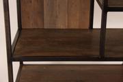 Industrial- vintage-  antigue pine- decorations style Industrial vintage rack,bookcase in Wood/metal, european 1960