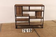 Industrial- vintage-  antigue pine- decorations style Industrial vintage rack,bookcase in Wood/metal, european 1960