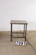 Industrial- vintage-  antigue pine- decorations style Industrial vintage table in Wood/metal, european 1960