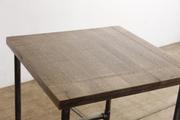 Industrial- vintage-  antigue pine- decorations style Industrial vintage table in Wood/metal, european 1960