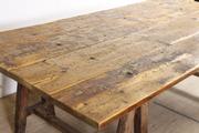 Industrial- vintage-  antigue pine- decorations style Industrial vintage table in wood, european 1960