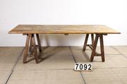 Industrial- vintage-  antigue pine- decorations style Industrial vintage table in wood, european 1960