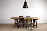 Industrial- vintage-  antigue pine- decorations style Industrial vintage table in wood, european 1960
