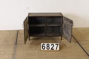 Industrial- vintage-  antigue pine- decorations style Industrial vintage table in Wood/metal, european 1960