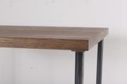 Industrial- vintage-  antigue pine- decorations style Industrial vintage table in Wood/metal, european 1960