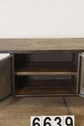 Industrial- vintage-  antigue pine- decorations style Industrial vintage table in Wood/metal, european 1960