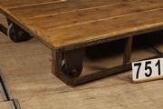 Industrial- vintage-  antigue pine- decorations style Industrial vintage table in wood, european 1960