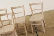 Industrial- vintage-  antigue pine- decorations style Vintage chairs  in wood, european 1960