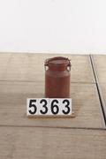 Industrial- vintage-  antigue pine- decorations style Vintage milk can in metal, european 1960