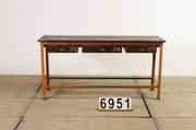 Industrial- vintage-  antigue pine- decorations style Vintage sidetable in Wood/metal, european 1960
