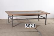 Industrial- vintage-  antigue pine- decorations style Vintage table in Wood/metal, european 1960