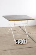 Industrial- vintage-  antigue pine- decorations style Vintage table in metal / wood, european 1960