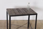 Industrial- vintage-  antigue pine- decorations style Vintage table in Wood/metal, european 1960