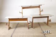 Industrial- vintage-  antigue pine- decorations style Vintage table in wood, european 1960