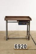 Industrial- vintage-  antigue pine- decorations style Vintage table in Wood/metal, european 1960