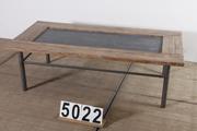 Industrial- vintage-  antigue pine- decorations style Vintage table in Wood/metal, european 1960