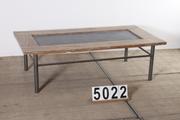 Industrial- vintage-  antigue pine- decorations style Vintage table in Wood/metal, european 1960
