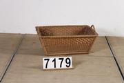 Industrial  vintage style Basket in cane, european 20 century