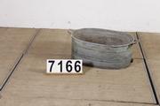 Industrial  vintage style Bath zink in zink, european 1960