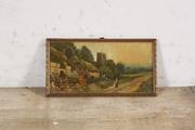 Industrial Vintage  style Painting, European