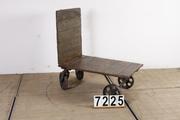 Industrial  vintage style Trolley in metal / wood, european 20 century
