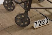 Industrial  vintage style Trolley in metal , european 20 century