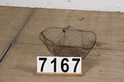 Industrial  vintage style Vintage Basket in metal, european 1960