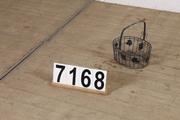 Industrial  vintage style Vintage basket in metal, european 1960