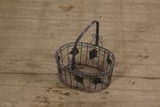 Industrial  vintage style Vintage basket in metal, european 1960