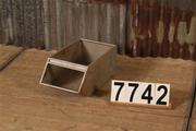 Industrial  vintage style Vintage bin in metal, european 1960
