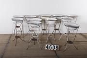 Industrial  vintage style Vintage tub on standard in metal, european 1960