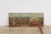 Vintage Industrial style Painting, European