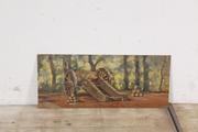 Vintage Industrial style Painting, European