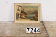 Vintage Industrial style Painting, European