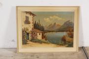 Vintage Industrial style Painting, European