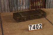 Vintage industrial style Vintage army suitcase in wood, european 1960