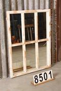 style Industrial retro vintage mirror in wood/metal/glass, European