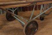 style Industrial vintage factory trolleys/cart in wood/metal