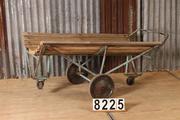 style Industrial vintage factory trolleys/cart in wood/metal