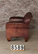 style Retro vintage leather armchair in Leather, European