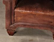 style Retro vintage leather armchair in Leather , european