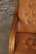style Vintage leather chairs in wood/Leather, European