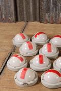 Industrial- vintage-  antigue pine- decorations style Industrial Light /Factory Light in metal/plastic, european 1960